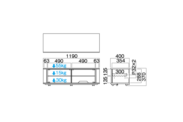 NR-622 (在庫限り) テレビ台 | 製品情報 | HAMILeX（ハミレックス