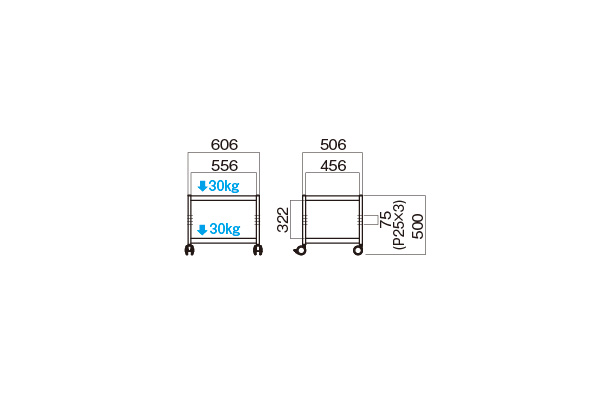 MR-3605 (在庫限り) ラック | 製品情報 | HAMILeX（ハミレックス