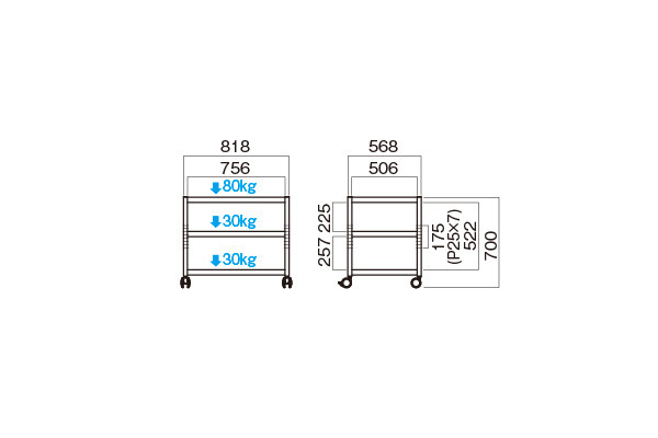 MR-3807 (在庫限り) ラック | 製品情報 | HAMILeX（ハミレックス