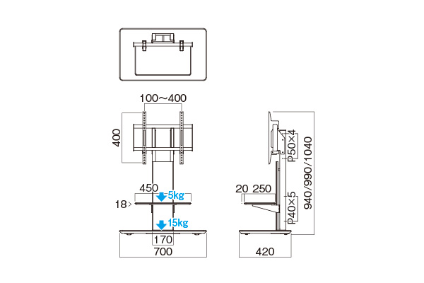 KF-950 自立スタンド | 製品情報 | HAMILeX（ハミレックス） | ハヤミ