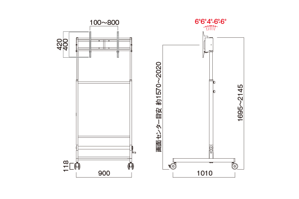 PL-5355B ディスプレイスタンド | 製品情報 | HAMILeX（ハミレックス