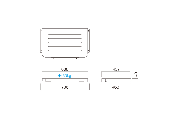 PHP-B6208 ディスプレイスタンド | 製品情報 | HAMILeX（ハミレックス