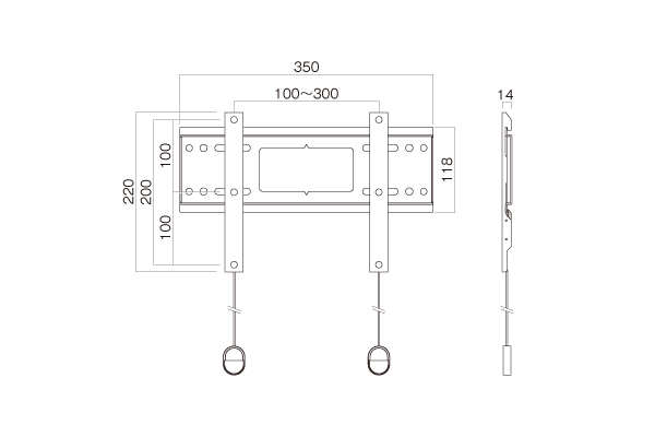 SH-441 壁掛金具 | 製品情報 | HAMILeX（ハミレックス） | ハヤミ工産