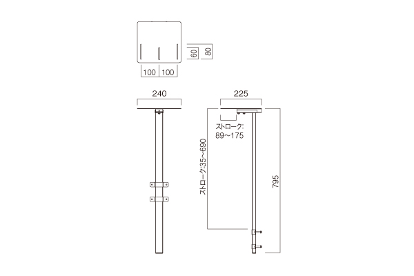 PUP-B8502 ディスプレイスタンド | 製品情報 | HAMILeX（ハミレックス